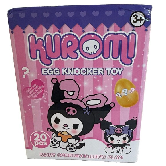 Inspired Kuromi Egg Knocker Toy Set 20pcs Surprise Eggs – New - Picture 4 of 6